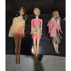3 Vintage Barbie Dolls and clothes