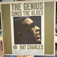 Ray Charles The Genius Sings the Blues Atlantic LP Vinyl Blues 8052