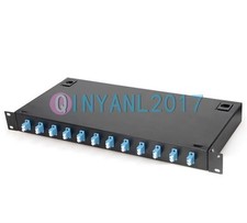 Fiber Optic Terminal Box 24 core LC with adapter pigtail 12 ports patch panel t