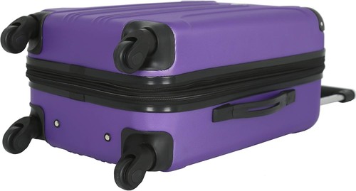 Travelers Club Chicago Hardside Expandable Spinner 20" Carry-On, Purple - Picture 5 of 9