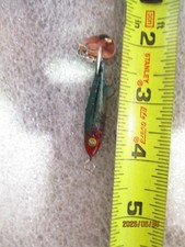 Rare Vintage Fred Arbogast Tin Liz Spin Tail Fishing lure