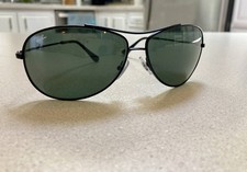 Ray Ban Aviator Sunglasses RB3293 006/71 Matte Black Green Polarized 63mm