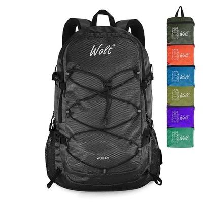 WOLT 40L Packable Travel Backpack, Foldable Lightweight Backpack for Men Wome...