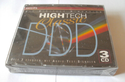CD BOX mit 3 CD`s HIGH-TECH CLASSIC AUDIO TEST SIGNALEN PHILIPS NEU und OVP!!