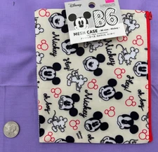 Disney Mickey Mouse Mesh Bag - 7.5" x 6.5" - Stylish and Practical Storage