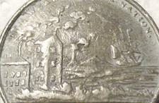 1844 Henry Clay Wealth Of Nation Industry Scene Campaign Medal DeWitt HC 1844-6!