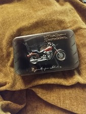 HARLEY DAVIDSON Dyna Super Glide Collector's Tin Two Deck Playing Cards 1999