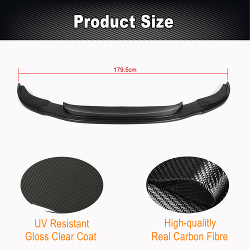 Carbon Frontlippe Frontspoiler Spoiler Lippe Passt für BMW 5ER F10 M5 2012-2016 - Picture 7 of 11
