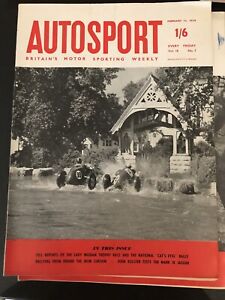Autosport Magazine 24 February 1961 Test Lotus Elite LOV1  Bonnier Cooper Wins 
