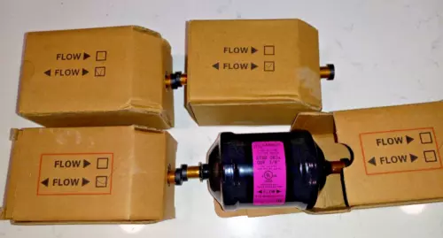 Sanhua STGB 083s Liquid Line Drier, ODF 3/8 Inch, (Lot of 4), New, Open Box