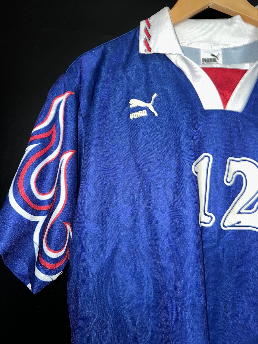 サッカー日本代表 PUMA社製 ユニフォーム 炎1996-97 s-l1200.jpg