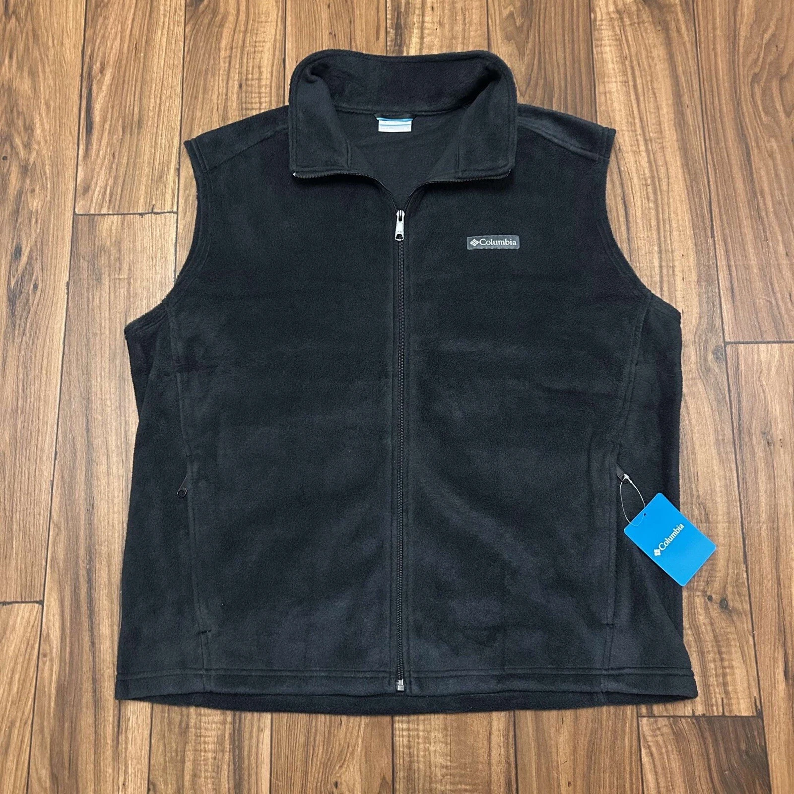 NWT Columbia Steens Mountain Vest Fleece Charcoal Dark Gray Outdoors Men’s XL