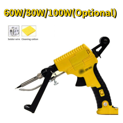 Electric Soldering Iron Adjustable Temperature Manual Solder Gun Welding Tool