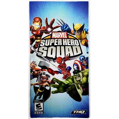(Manual Only) Marvel Super Hero Squad - Sony Playstation Portable PSP Original