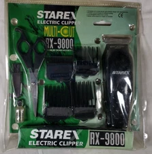 NEW - Large Heavy Electric Hair Clippers Family Set Starex RX-9800