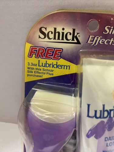 Lozione caddy doccia vintage Schick effetti seta più rasoio viola lame extra - Foto 3 di 16