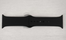   Genuine Apple HERM S Paris Edition Silicone Watch Band Black 40mm 41mm 43mm