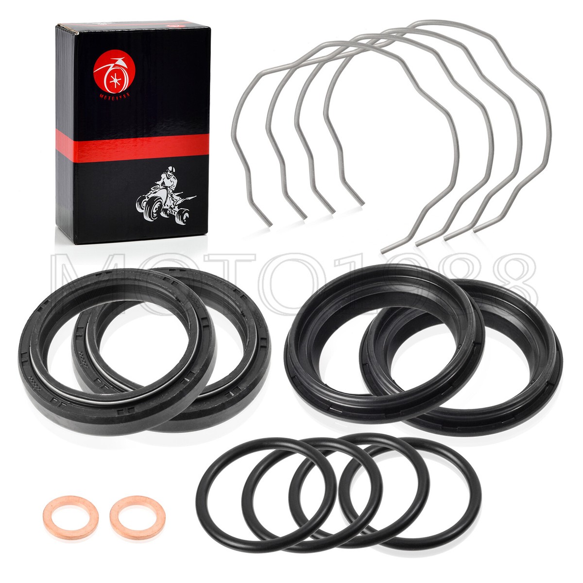 seal様おまとめ Fork Dust Oil Seals Kit 41x53x8/10.5mm For Kawasaki Ninja 650