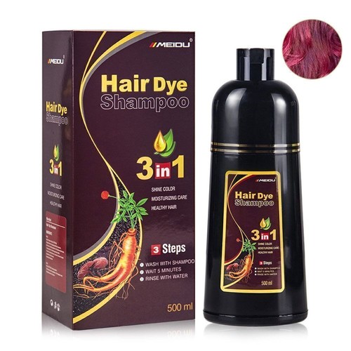 3 In 1 Hair Dye Shampoo Herbal Brown Hair Dye for Men Women Herbal Ingredients - Bild 4 von 25