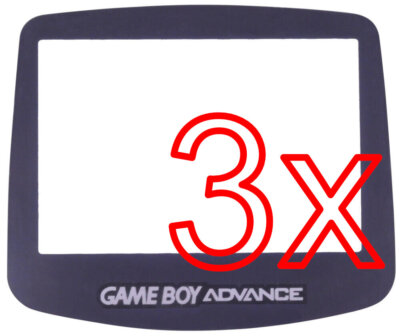 3 X Nintendo Game Boy Advance - GBA Display / Front Scheibe / Ersatz Austausch