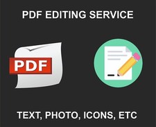 PDF Editing Service, Text, Photos, Notes, Marks, And Other Types of Data