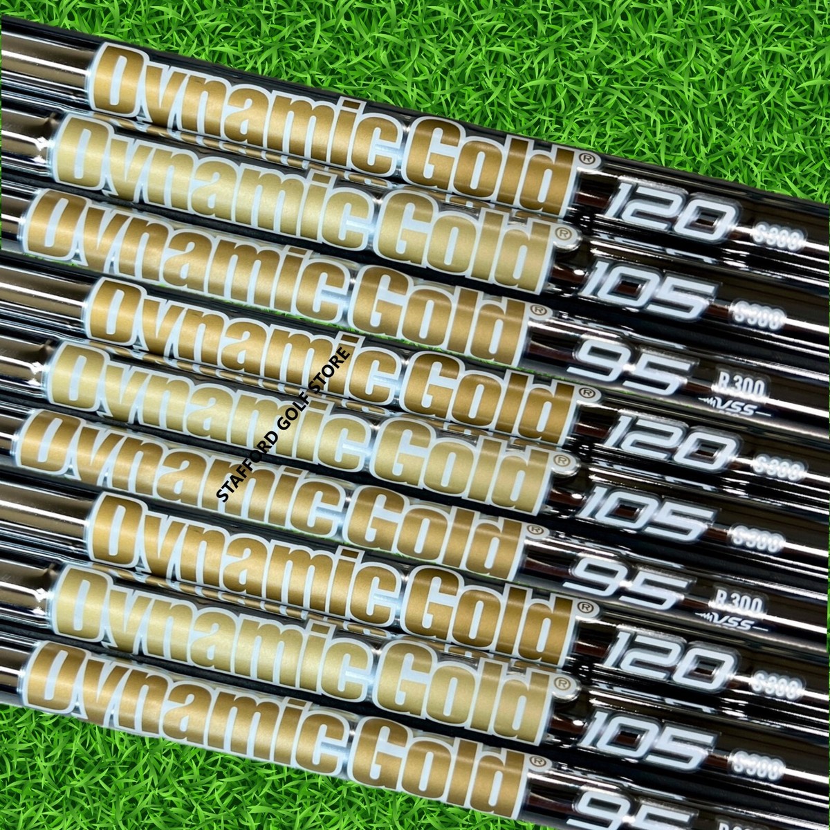 True Temper Dynamic Gold 95 105 120 Iron Shafts .355 Taper Tip 
