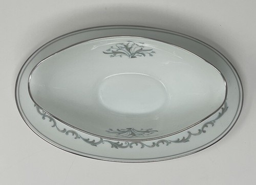 Noritake Chaumont # 6008 Gravy Boat w/attach Underplate - Picture 2 of 5