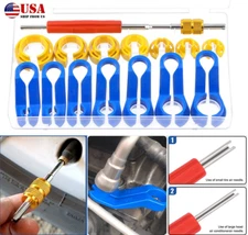 16*Auto AC Refrigerant Fluorine Pipe Fuel Line Quick Disconnect Removal Tool Set