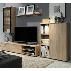 Wohnwand Anbauwand Duggy! Große Farbauswähl! Wohnzimmer-Set! Wohnmöbel