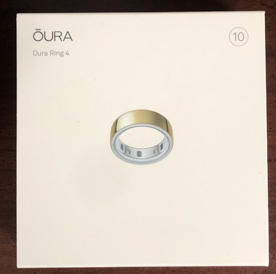 Oura Ring 4 - Smart Ring (Gen 4) - Gold - Size 10 - New Q4
