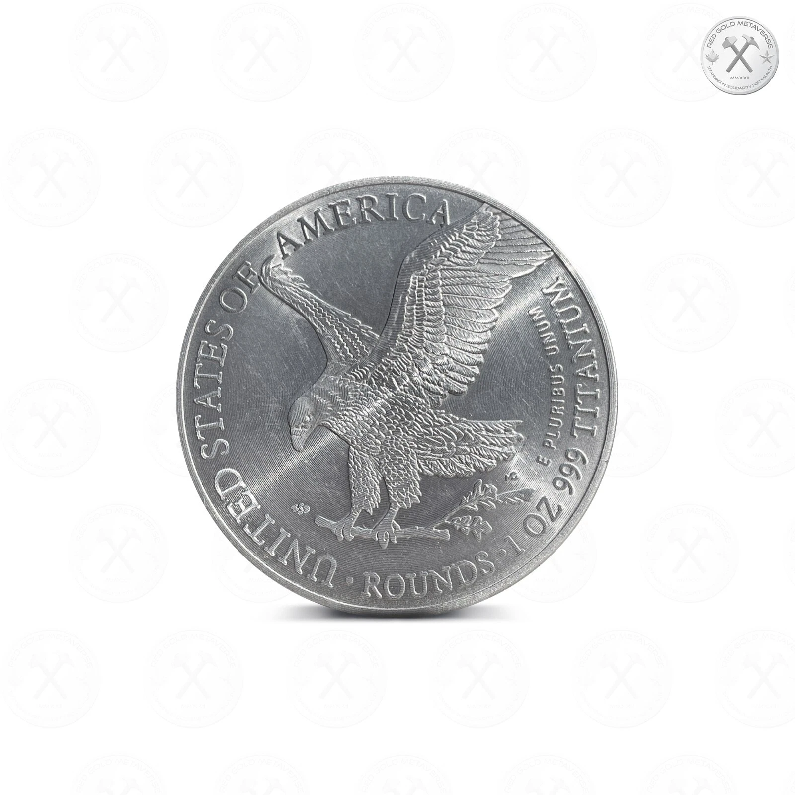 1 Troy Ounce .999 Fine Pure Titanium Walking Liberty Eagle- 1 oz