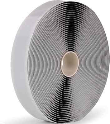 Butyl Tape Black 1 Inch x 33Ft Tight Seal for Leak Proof EPDM RV Repair Windo...