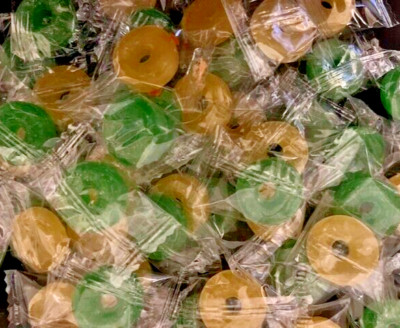Lifesavers Hard Candy ''PINEAPPLE & WATERMELON''  BULK CANDY - 2 POUNDS