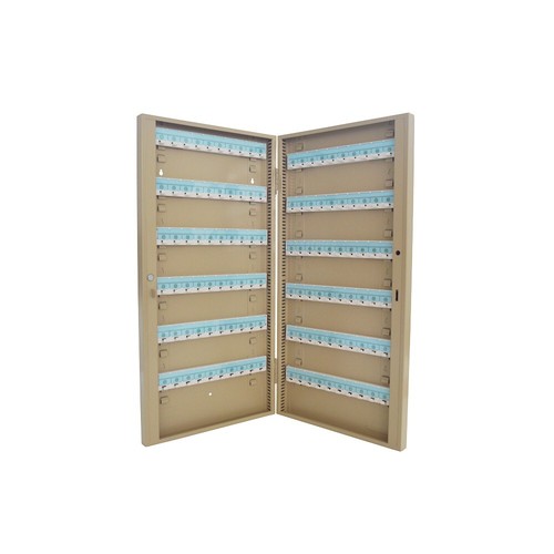 Beige Eisen Wandmontage 100 Positionen Schlüsselschrank mit Schlüsselschildern 37*6*74CM - Bild 5 von 16