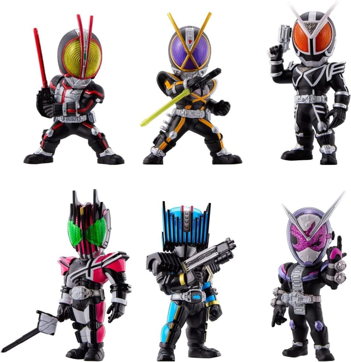 CONVERGE MOTION Kamen Rider BANDAI Collection Toy 7 Types
