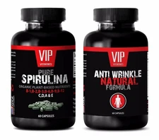 Anti aging supplements - SPIRULINA – ANTI WRINKLE COMBO - grape seed complex