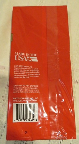 New - Brite Star Icicles - 1000 Strands 18" Long Flame Retardant Packages - Picture 2 of 3