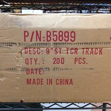 200pc CASE TYCO TCR Slot less Car Total Control Race TRACK 9" STRAIGHT B5899
