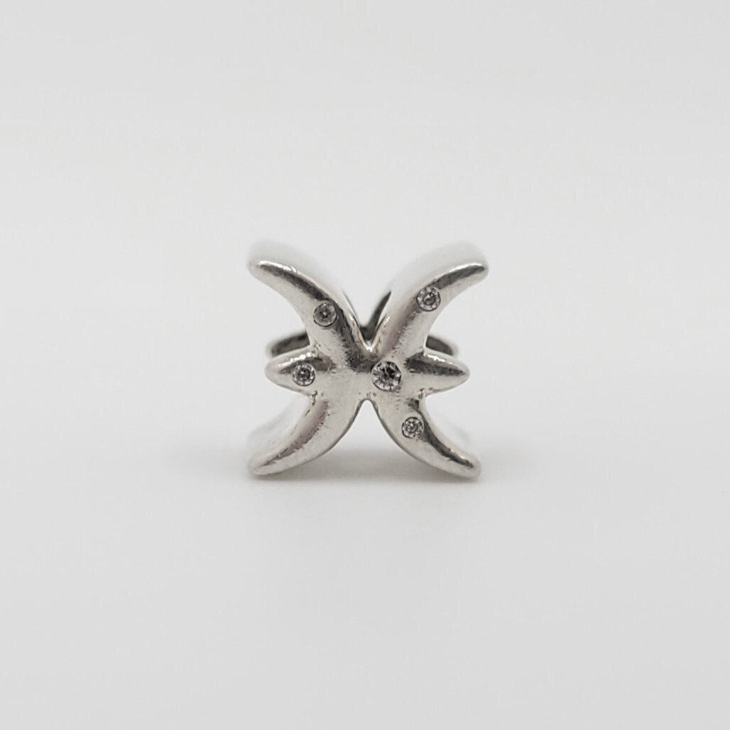 Pandora Sparkling Pisces Zodiac Sign Charm #798426C01