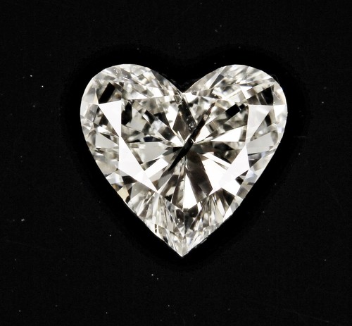 Loose Heart Diamond 0.38 Ct H I1 Natural Solitaire Engagement Birthday Ring - Picture 4 of 12