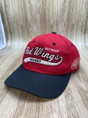 Vintage Starter Detroit Red Wings NHL SnapBack Hat Res Preowned