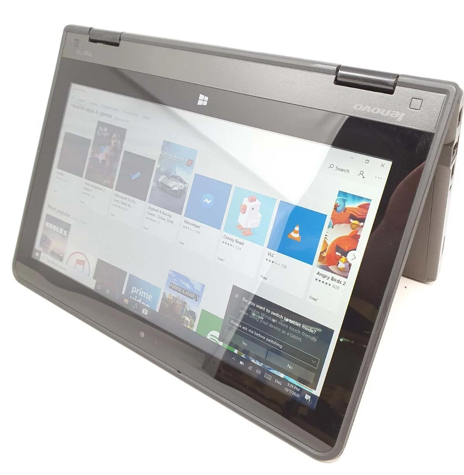 LENOVO LAPTOP Yoga 11E 8GB 500GB SSD Windows 10 webcam WIFI Celeron - Image 3 of 4