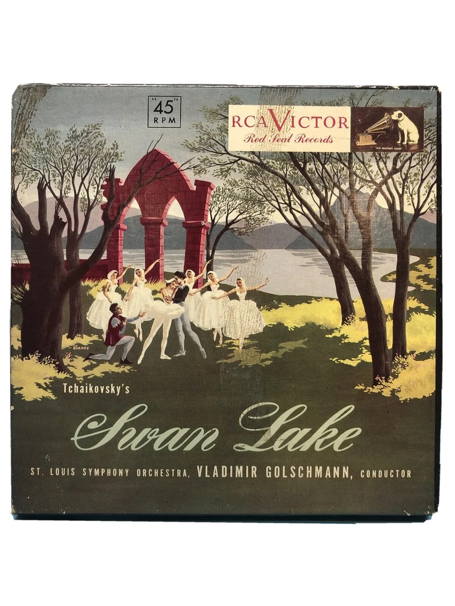 RCA Victor Red Seal Records 45RMP “Swan Lake” Tchaikovsky Set Of 5