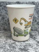 TarHong BPA FREE kids Cup Construction Vehicles Theme 8 Oz