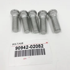 QTY 5 For Toyota Lexus Wheel Lug Stud Bolt Nut 90942-02082 / 90942-02049