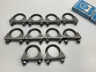 (10) Nickson 511174  1-3/4 Inch Steel Exhaust Clamps (1.75'')