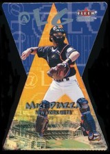 2001 Fleer Genuine @LG (At Large) #13 Mike Piazza, New York Mets, HOF.