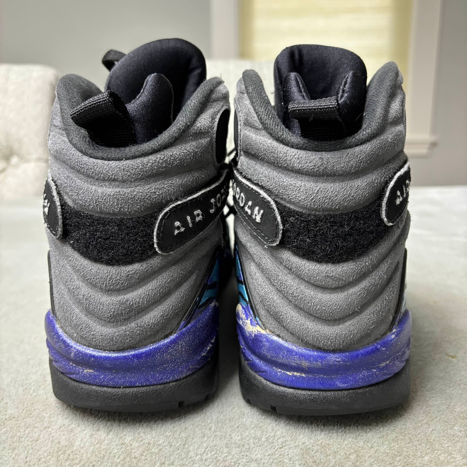 Nike Air Jordan 8 Retro 'Aqua' 2015 Shoes Sneakers Men's Size 9.5