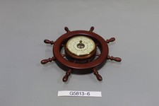 Barometer Huger  Antik Maritim Steuerrad Schiff(G5813-6-A15)