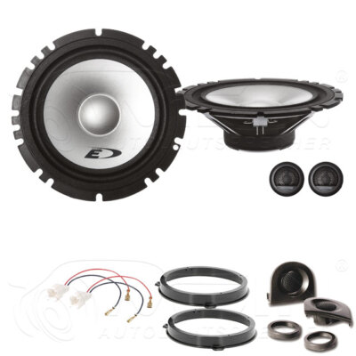 ALPINE LAUTSPRECHER für FIAT PANDA 2 Typ 169 2003-2012 Heck Tür Kompo 280W #BSF8